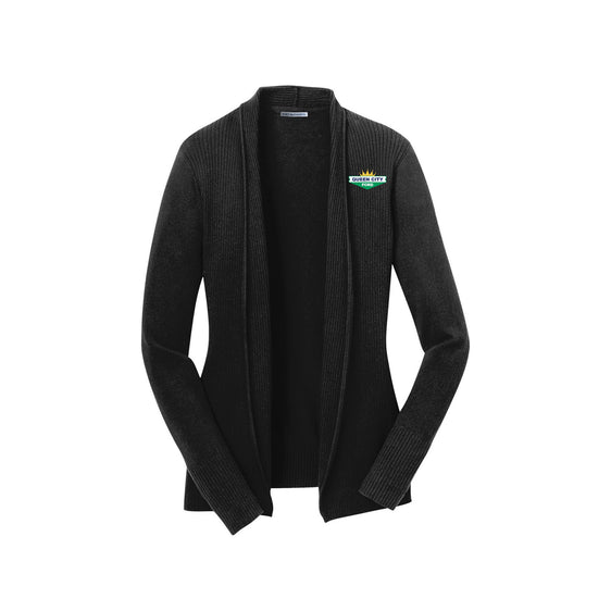 Queen City Ford - Port Authority® Ladies Open Front Cardigan Sweater