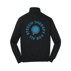 Speech Therapy For All - Sport-Tek® 1/4-Zip Sweatshirt With Backs