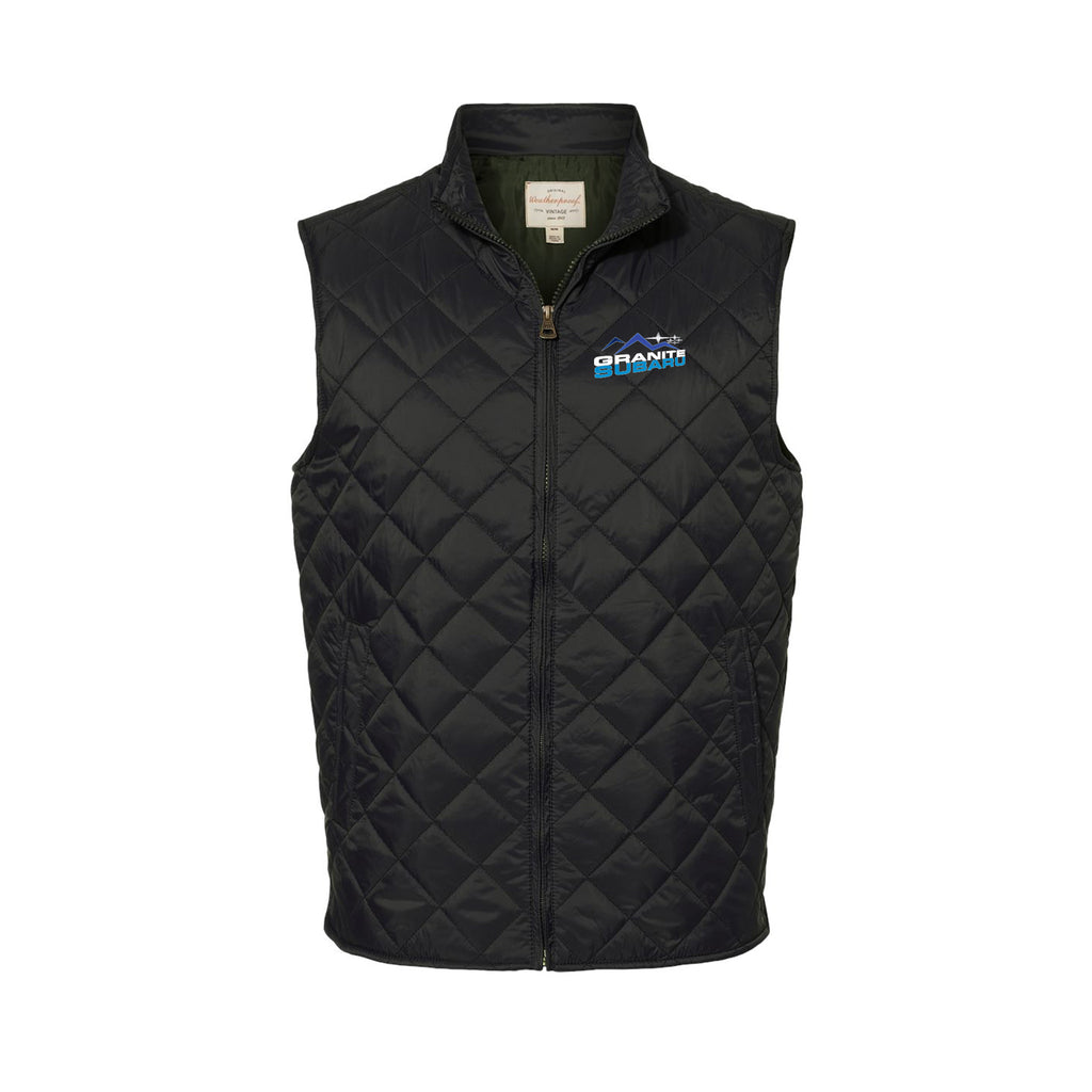 Granite Subaru - Weatherproof - Vintage Diamond Quilted Vest