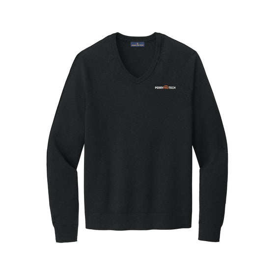 Perry ProTECH - Brooks Brothers® Cotton Stretch V-Neck Sweater