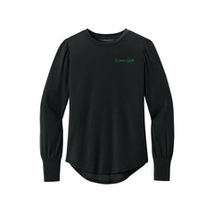Green Cell - Mercer+Mettle® Women’s Stretch Jersey Long Sleeve Blouson Top