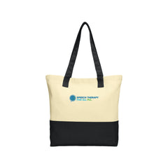Speech Therapy For All - Port Authority® Colorblock Cotton Tote