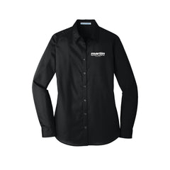 Martin Painting - Port Authority® Women's Long Sleeve Carefree Poplin Shirt