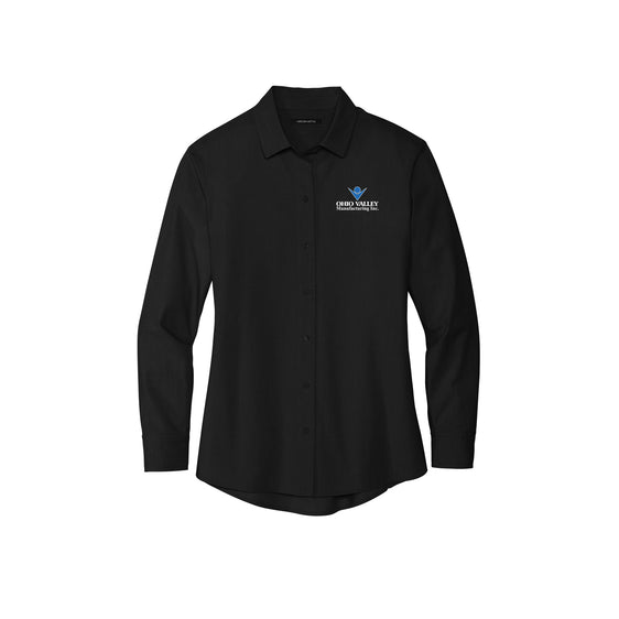 Ohio Valley Manufacturing - Mercer+Mettle™ Women’s Long Sleeve Stretch Woven Shirt