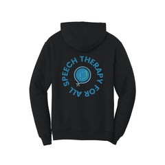 Speech Therapy For All - Port & Company® Core Fleece Pullover Hooded Sweatshirt With Backs