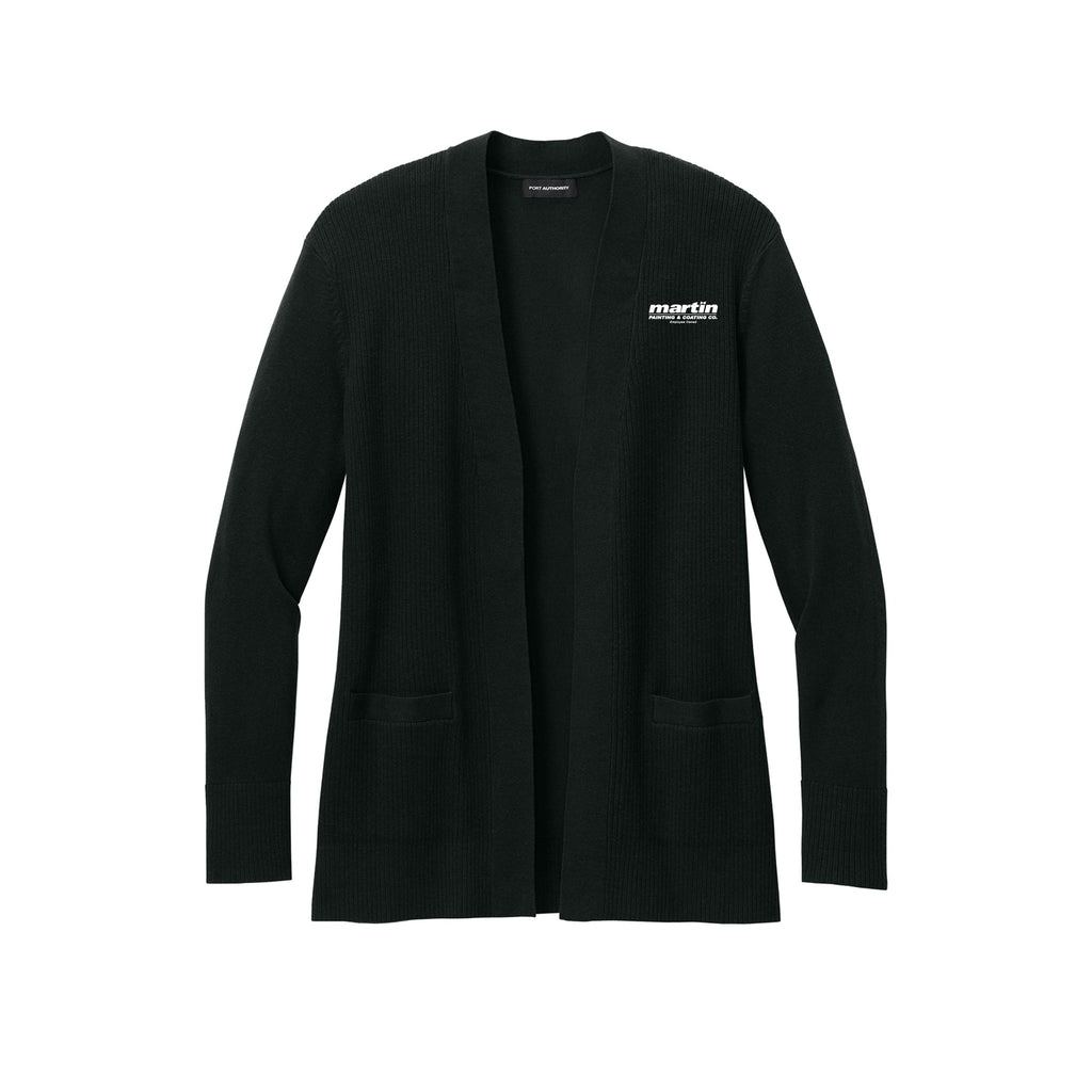 Martin Painting - Port Authority® Women’s Easy Care Open-Front Cardigan Sweater