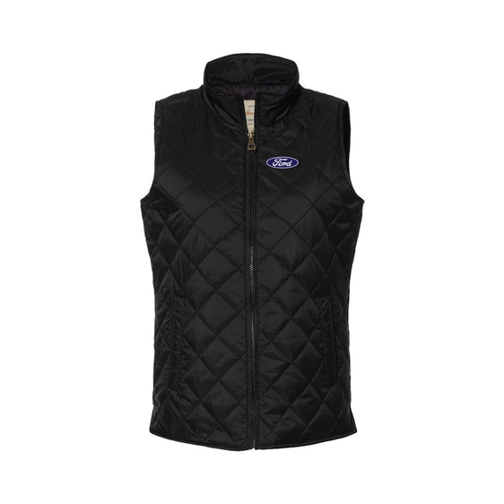 Tom Masano Ford - Weatherproof - Women's Vintage Diamond Quilted Vest