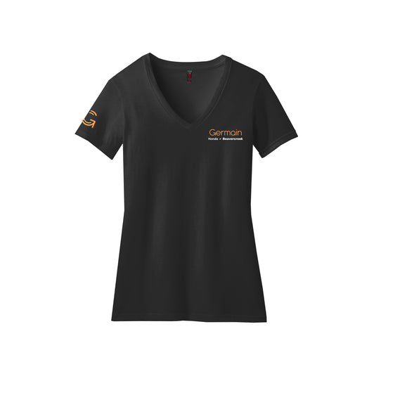 Germain Buying Center - District ® Women’s Perfect Blend ® CVC V-Neck Tee