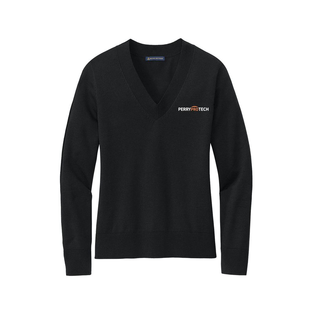 Perry ProTECH - Brooks Brothers® Women’s Cotton Stretch V-Neck Sweater