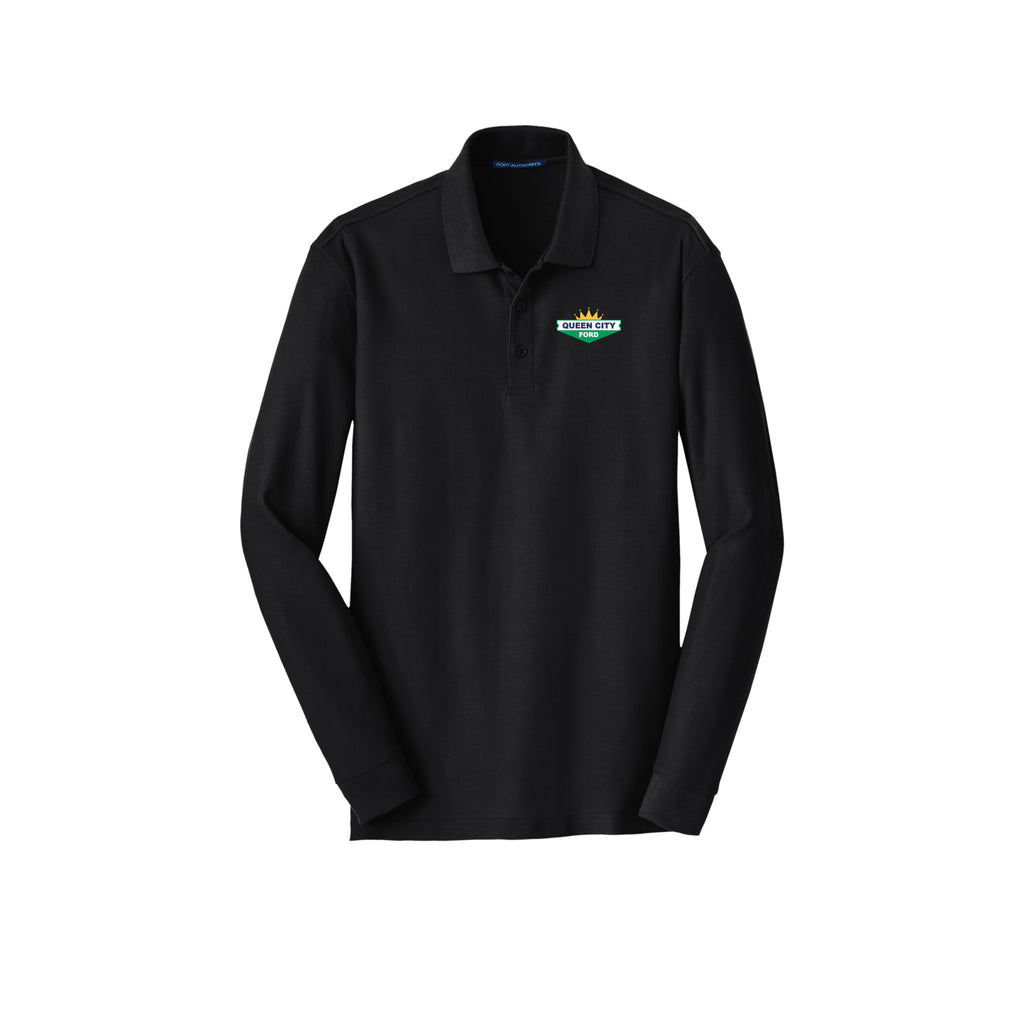 Queen City Ford - Port Authority® Long Sleeve Core Classic Pique Polo