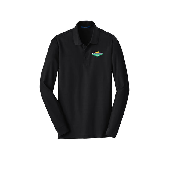 Queen City Ford - Port Authority® Long Sleeve Core Classic Pique Polo