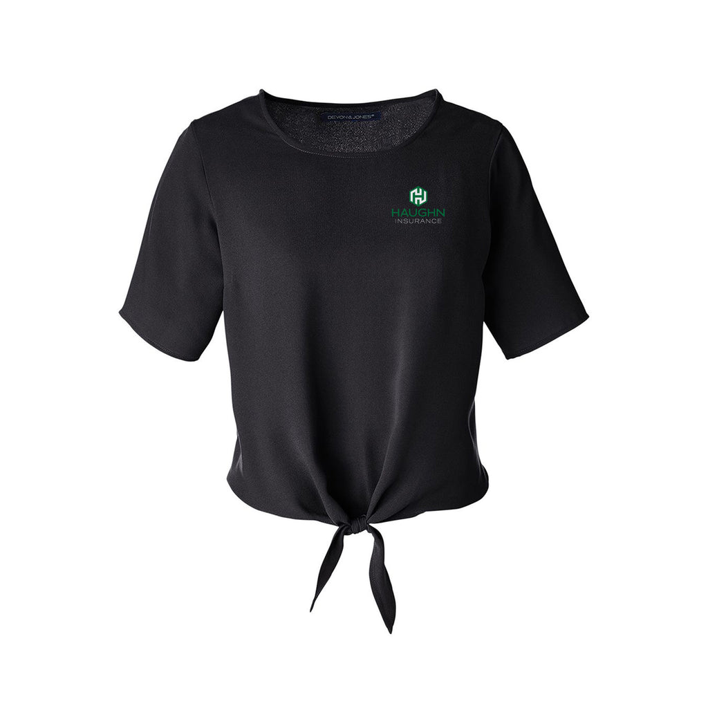 Haughn & Associates - Women's Perfect Fit™ Tie Front Blouse
