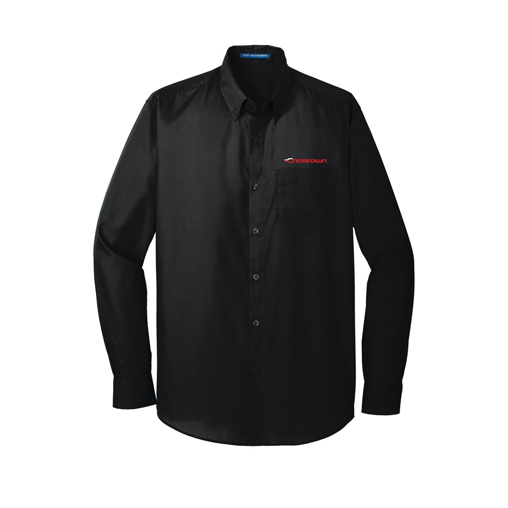 Chesrown of Sidney - Port Authority® Tall Long Sleeve Carefree Poplin Shirt