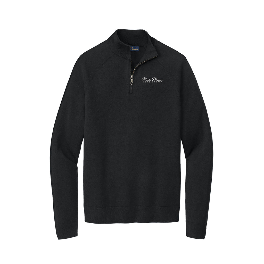 Nick Mayer Auto Group - Brooks Brothers® Cotton Stretch 1/4-Zip Sweater