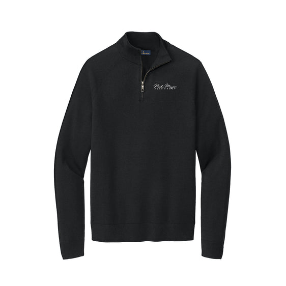 Nick Mayer Auto Group - Brooks Brothers® Cotton Stretch 1/4-Zip Sweater