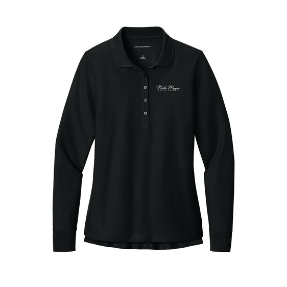 Nick Mayer Auto Group - Port Authority® Women’s Wearever Signature Pique Long Sleeve Polo