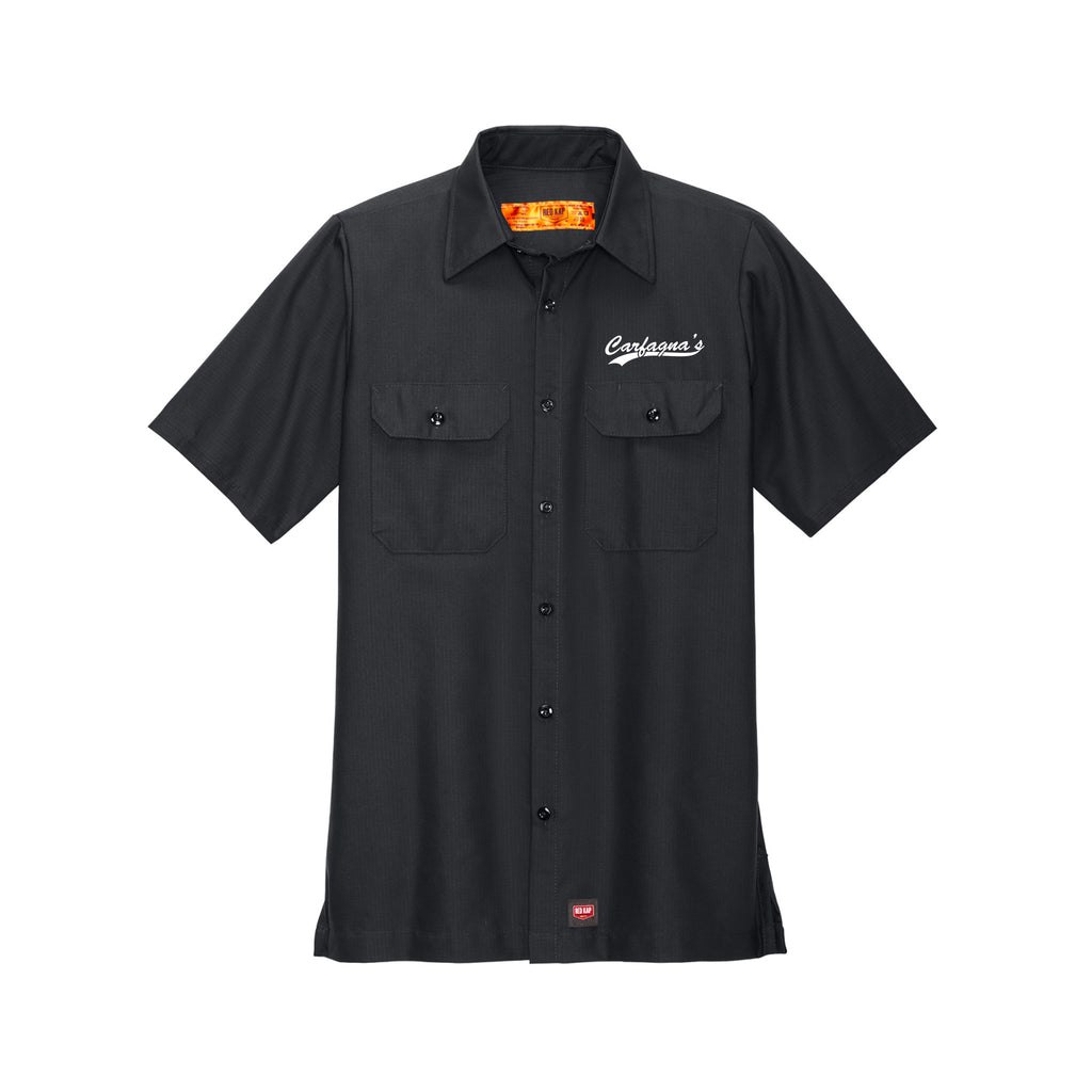 Carfagnas Back of House - Culinary - Red Kap® Short Sleeve Solid Ripstop Shirt