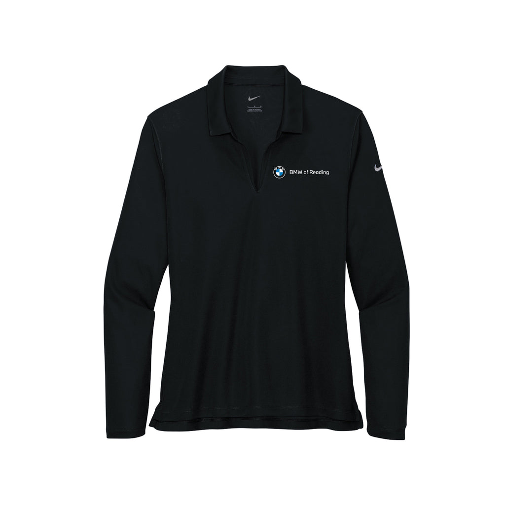 BMW of Reading - Nike Ladies Dri-FIT Micro Pique 2.0 Long Sleeve Polo