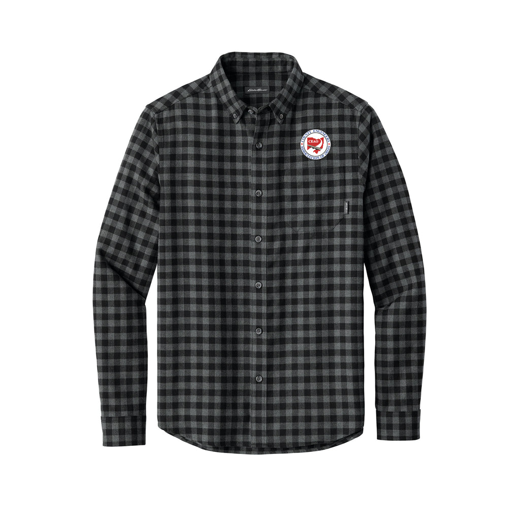 County Engineers of Ohio - Eddie Bauer® Long Sleeve Favorite Flannel Plaid Shirt