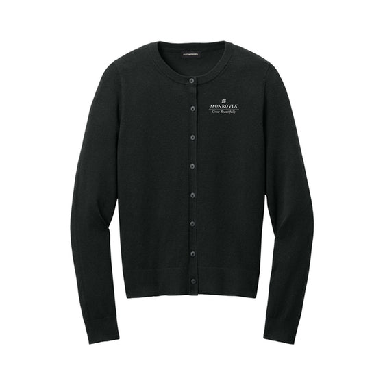 Monrovia - Port Authority® Women’s Easy Care Crewneck Cardigan Sweater