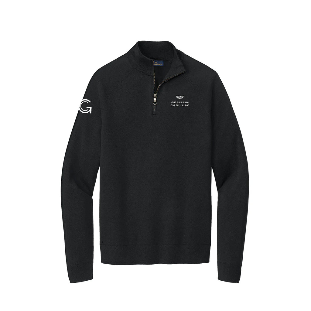 Germain Cadillac Easton - Brooks Brothers® Cotton Stretch 1/4-Zip Sweater