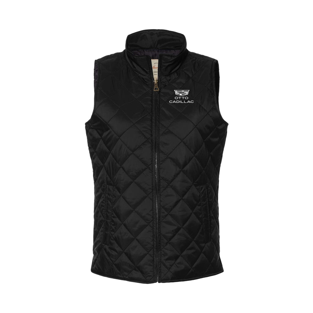Otto Cadillac - Women's Vintage Diamond Quilted Vest