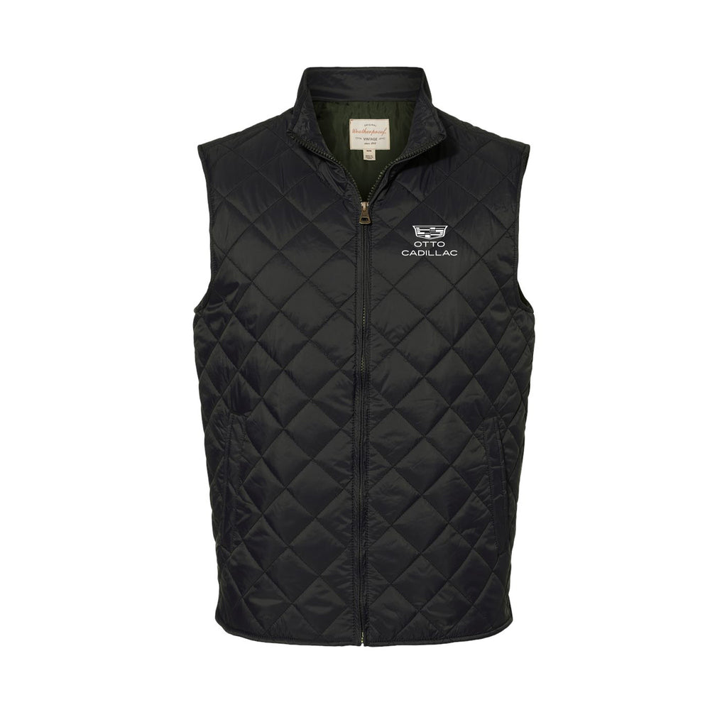 Otto Cadillac - Men's Vintage Diamond Quilted Vest