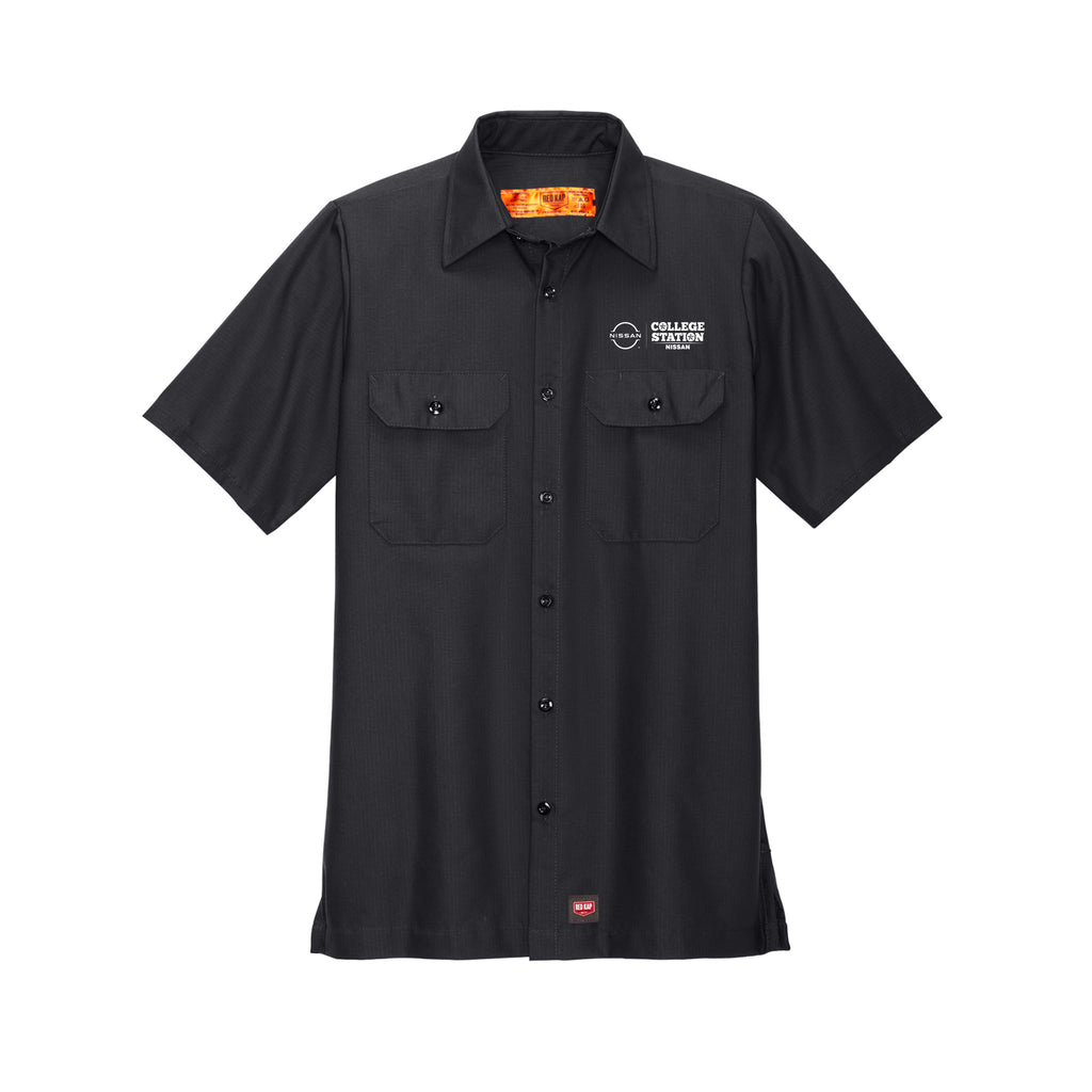 College Station Nissan - Red Kap® Short Sleeve Solid Ripstop Shirt