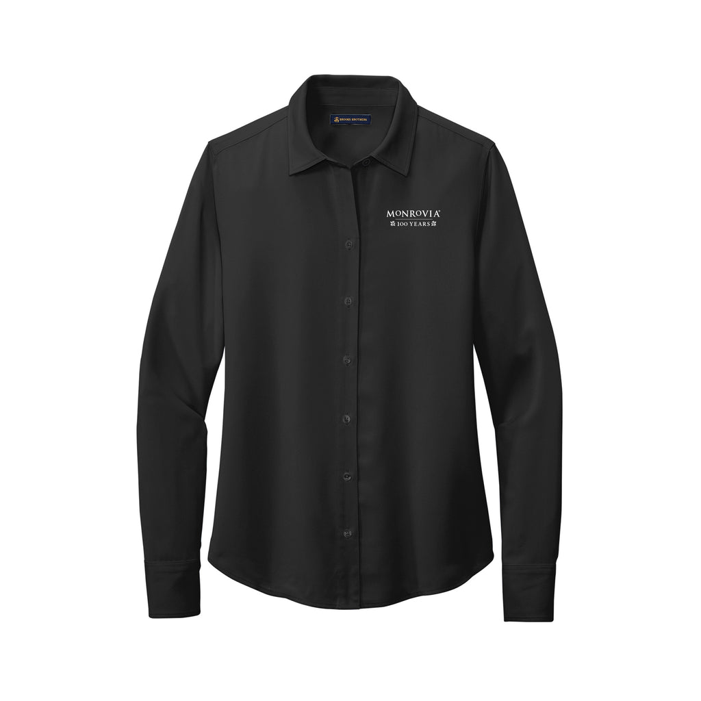 Monrovia 100 Years - Brooks Brothers® Women’s Full-Button Satin Blouse