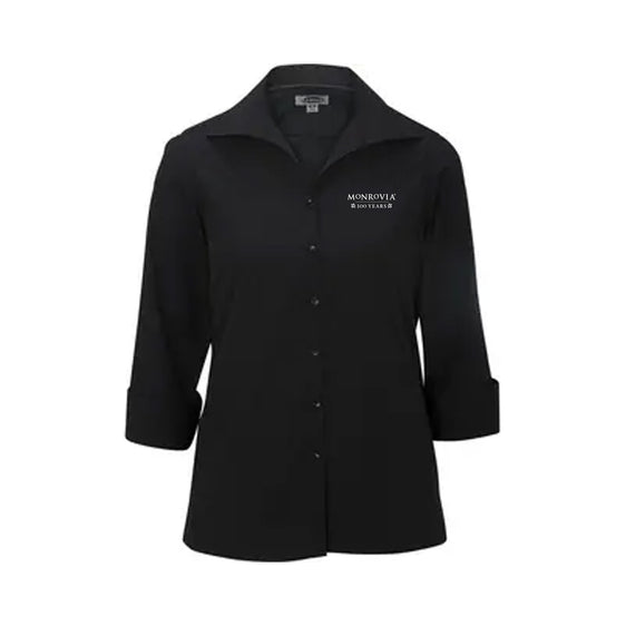 Monrovia 100 Years - LIGHTWEIGHT POPLIN THREE QUARTER SLEEVE LADIES SHIRT