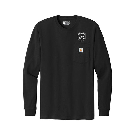 Murray Excavation - Carhartt® Workwear Pocket Long Sleeve T-Shirt - Left Chest Logo