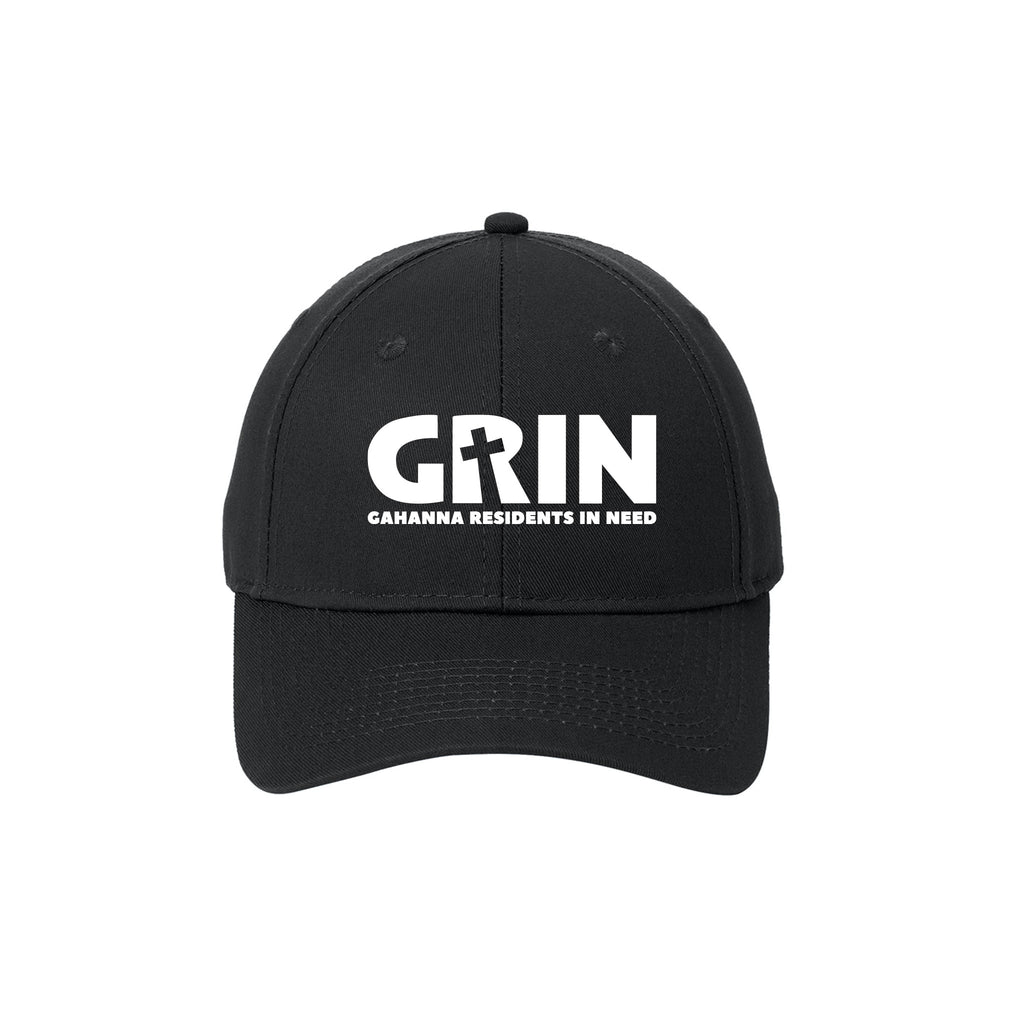 GRIN - Port & Company® Six-Panel Twill Cap