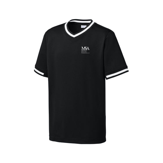 MSA Law Firm - Sport-Tek® Youth Tough Mesh V-Neck Baseball Jersey