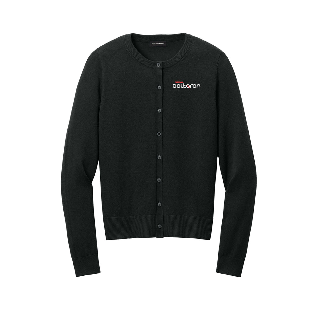 Boltaron - Port Authority® Women’s Easy Care Crewneck Cardigan Sweater