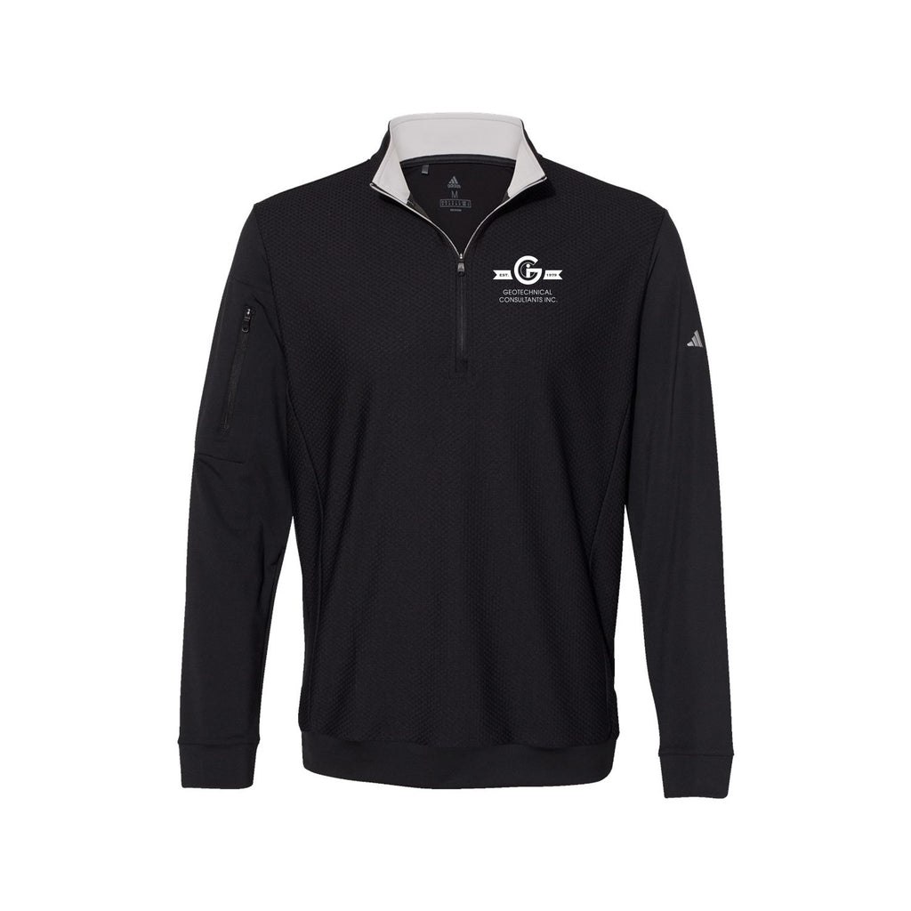 GCI - Adidas - Performance Textured Quarter-Zip Pullover