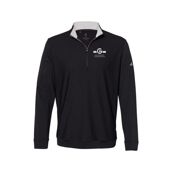 GCI - Adidas - Performance Textured Quarter-Zip Pullover