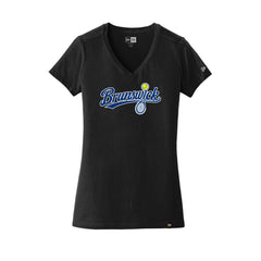 Brunswick Tennis - New Era® Women's Heritage Blend V-Neck Tee