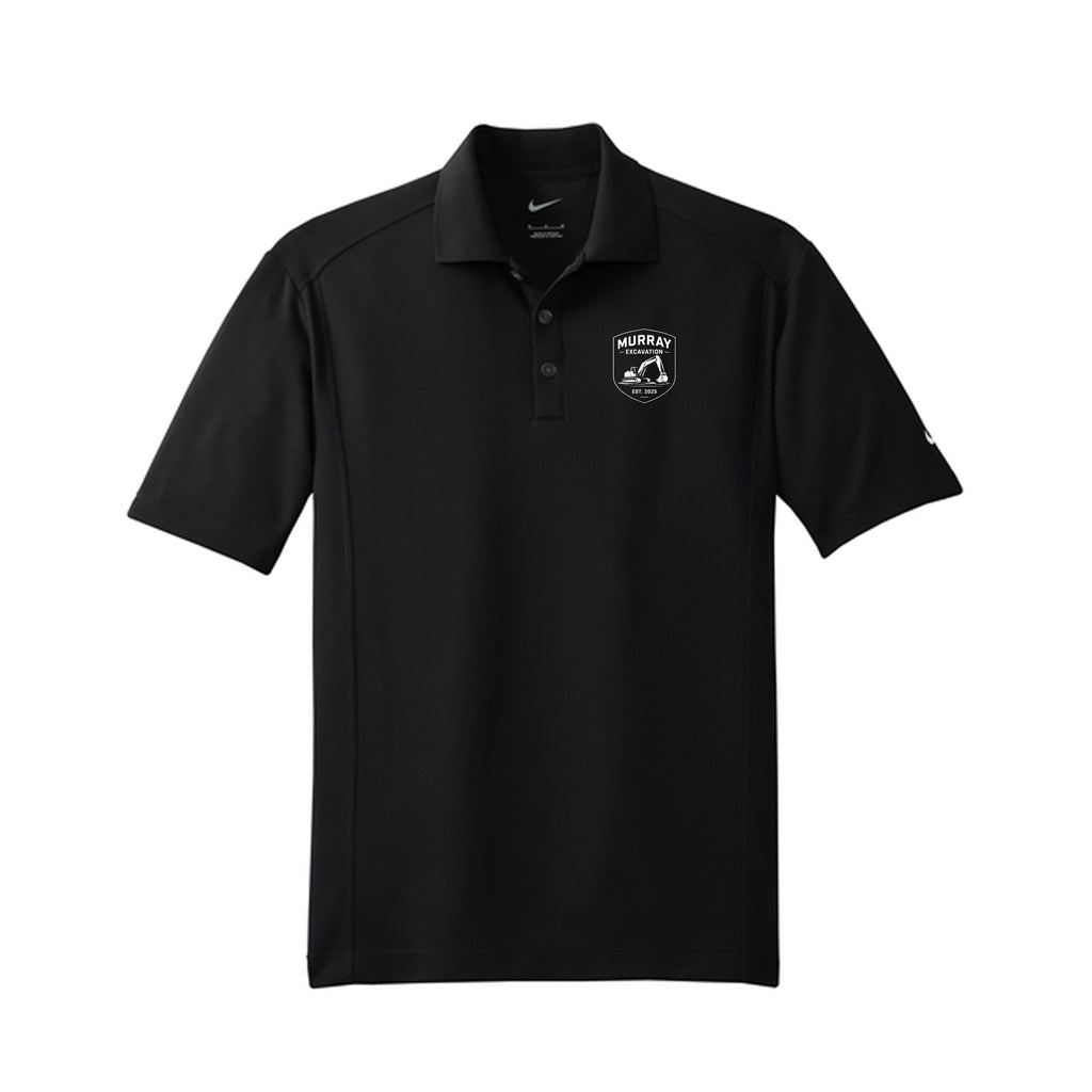 Murray Excavation - Nike Dri-FIT Classic Polo - Black Left Chest