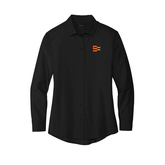 5C - Mercer+Mettle® Women’s Long Sleeve Stretch Woven Shirt