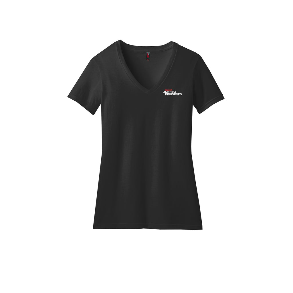 SIMONA America Industries - District® Women’s Perfect Blend® CVC V-Neck Tee