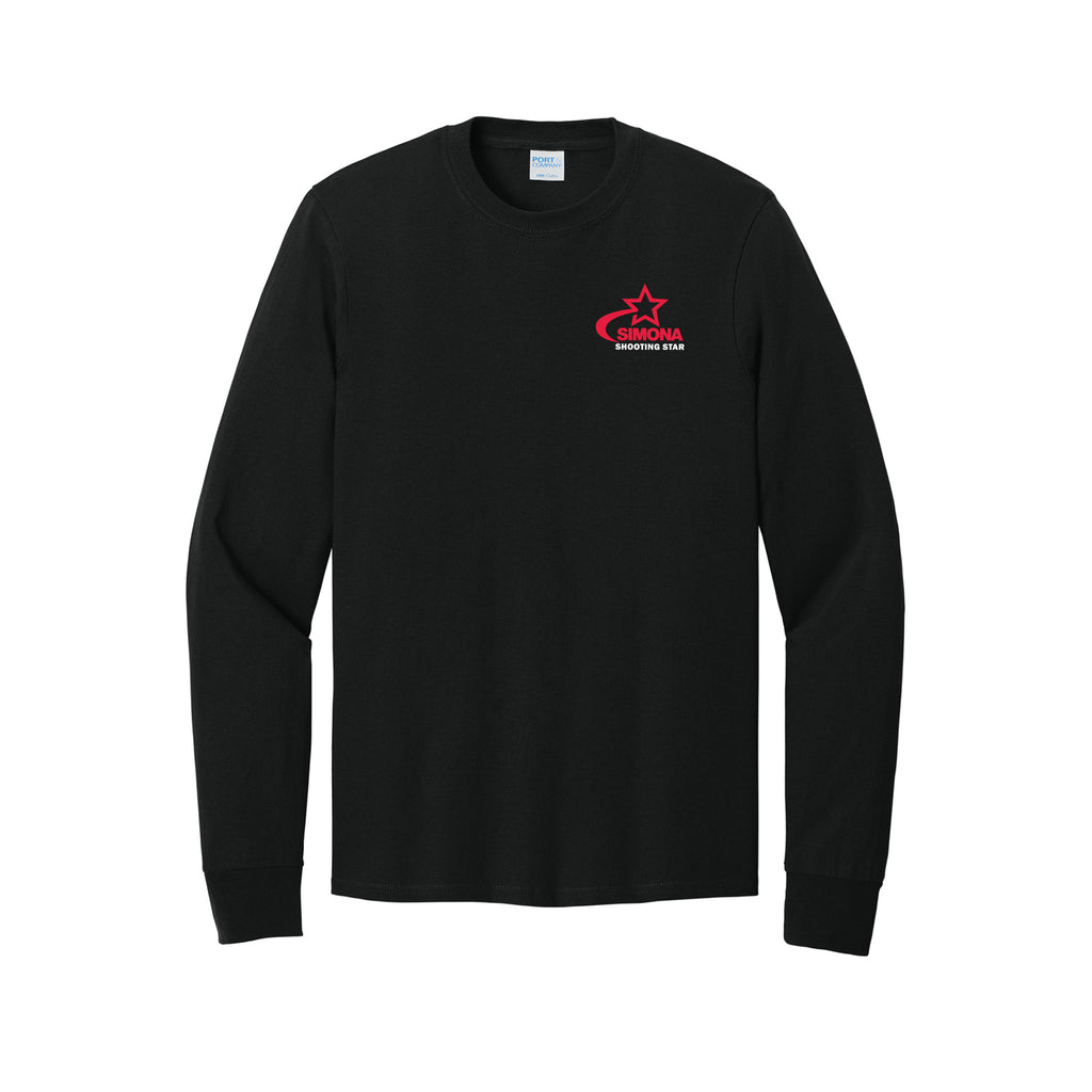SIMONA PMC Stars - Port & Co® Long Sleeve Core Cotton Tee