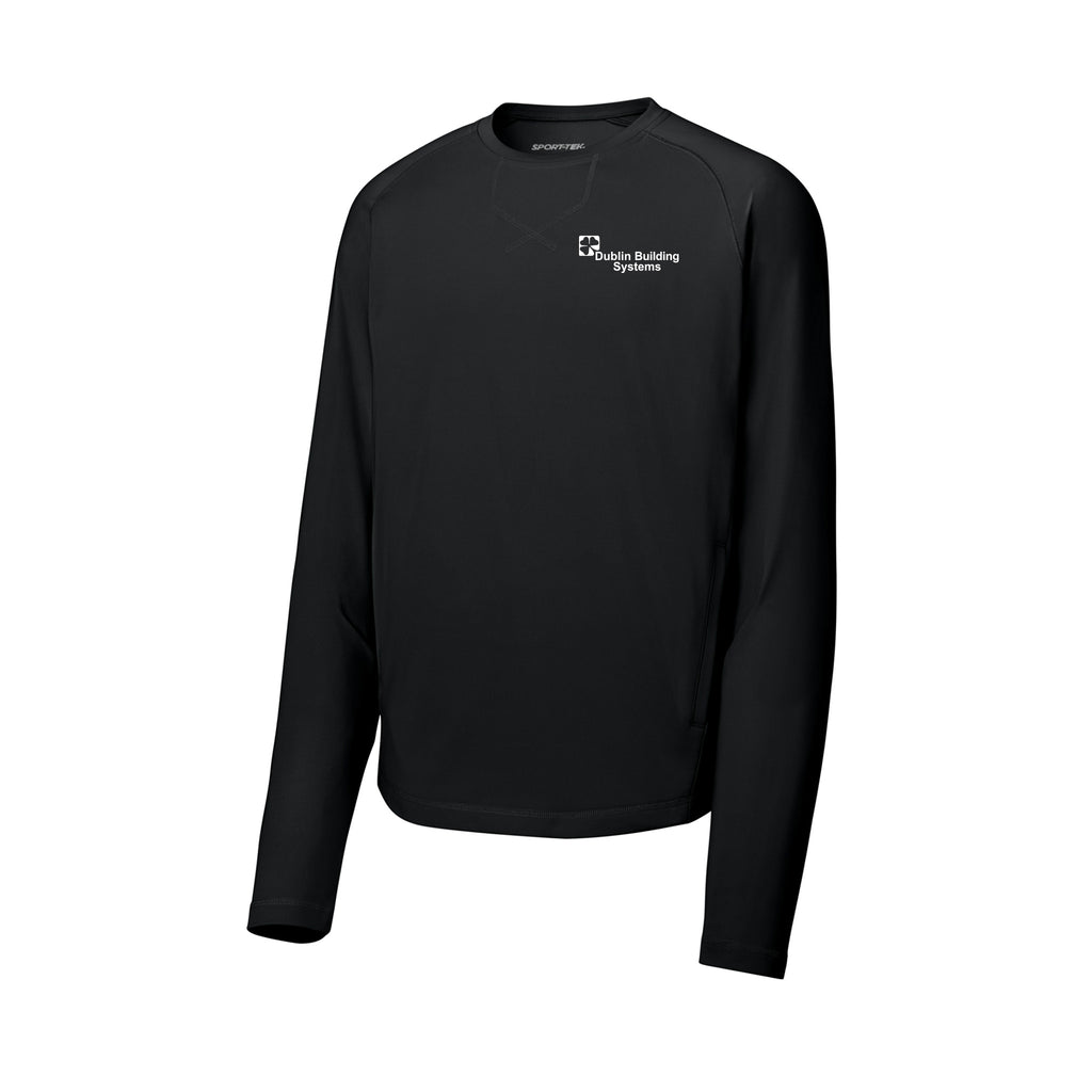 Dublin Building Systems - Sport-Tek® Sport-Wick® Stretch Pocketed Crewneck