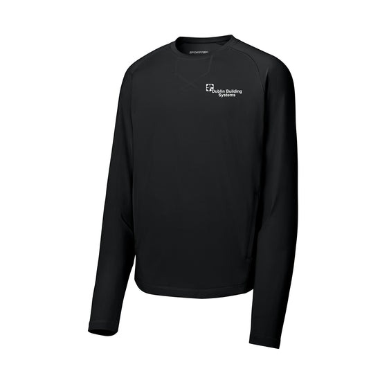 Dublin Building Systems - Sport-Tek® Sport-Wick® Stretch Pocketed Crewneck