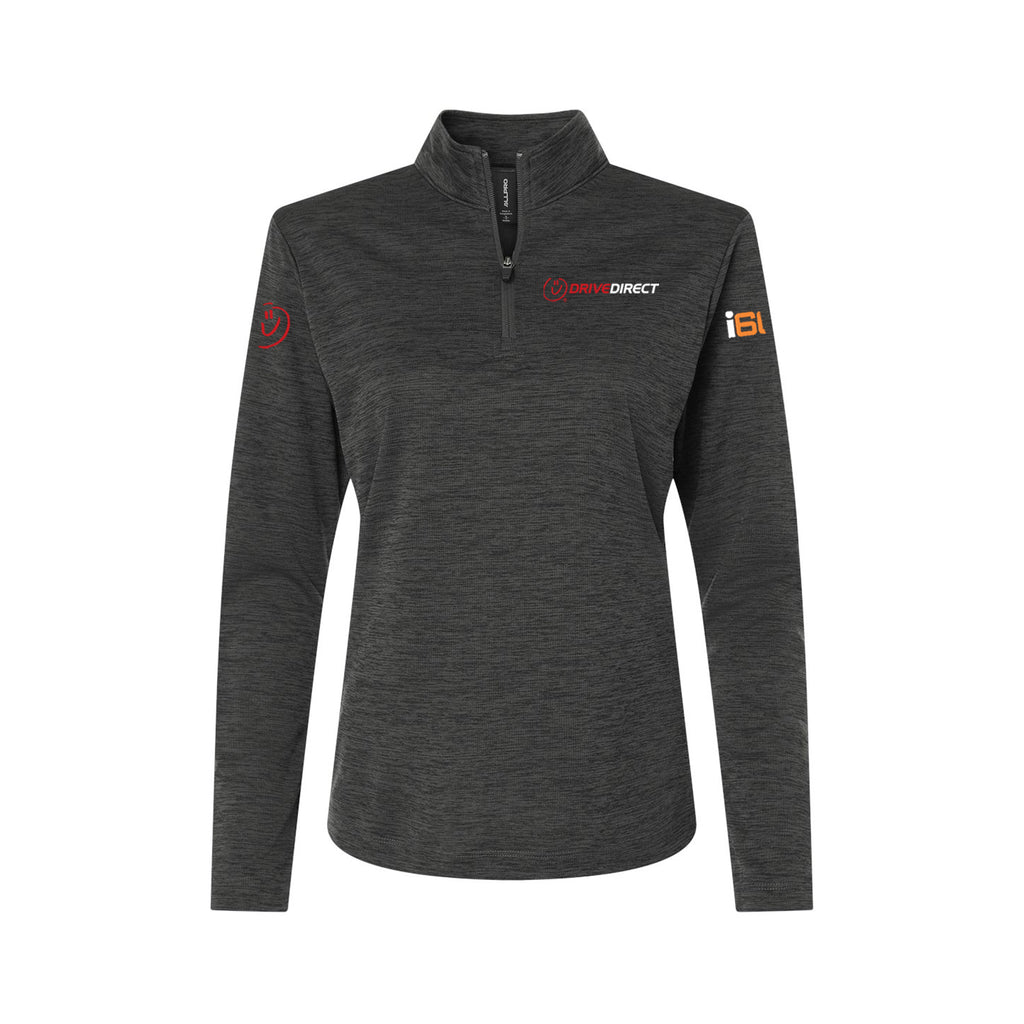 Drive Direct - Women's Pro-Lock Performance Mélange Quarter-Zip Pullover