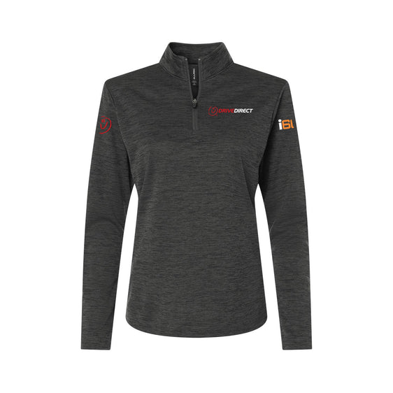 Drive Direct - Women's Pro-Lock Performance Mélange Quarter-Zip Pullover