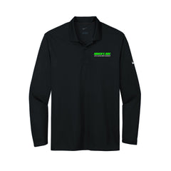 Barker's Bins Dumpster Service - Nike Dri-FIT Micro Pique 2.0 Long Sleeve Polo