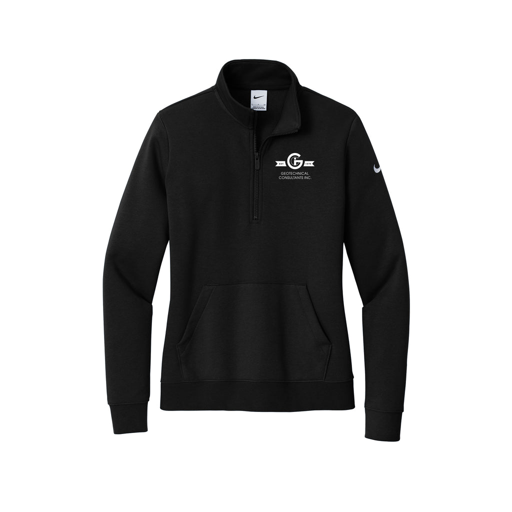 GCI - Nike Ladies Club Fleece Sleeve Swoosh 1/2-Zip