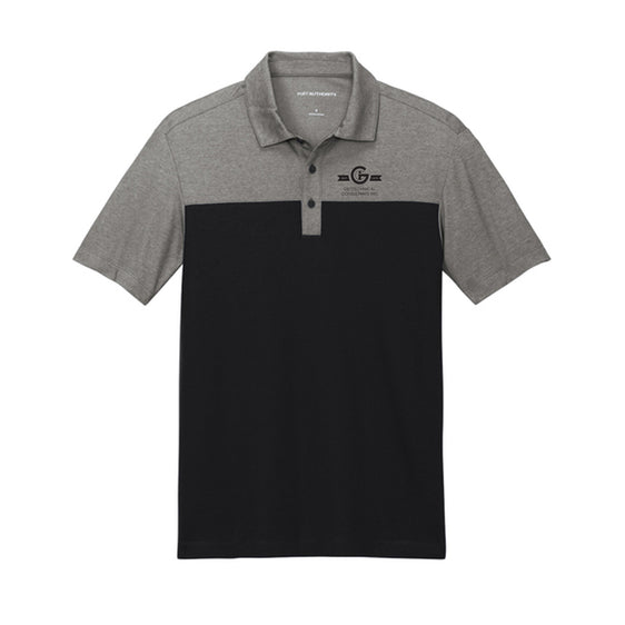 GCI - Port Authority® Fine Pique Blend Blocked Polo