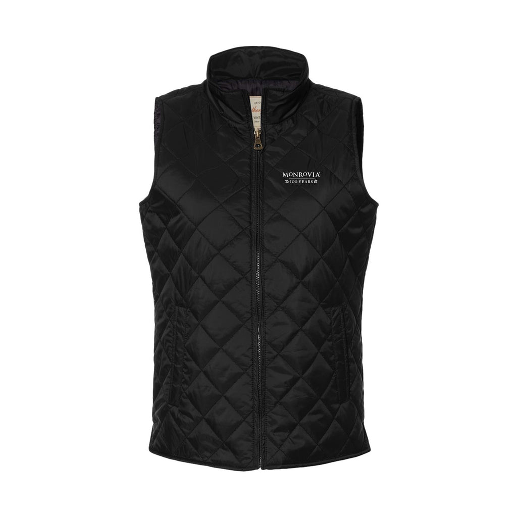 Monrovia 100 Years - Women's Vintage Diamond Quilted Vest