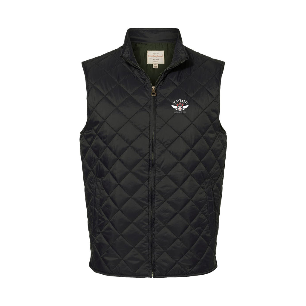 Taylor Family Automotive - Weatherproof - Vintage Diamond Quilted Vest